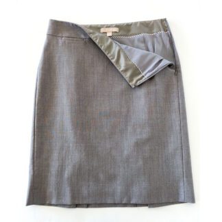 Banana Republic wool pencil skirt in gray